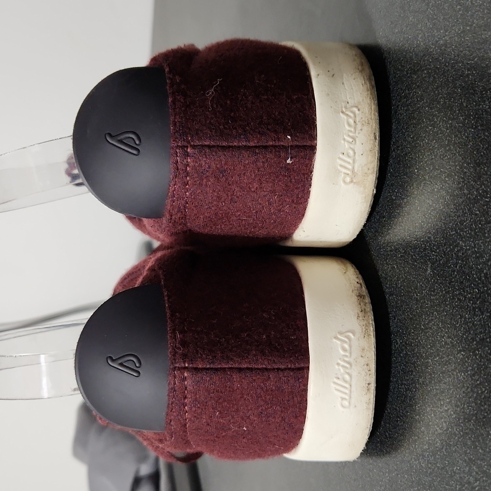 Men's Burgundy Poker Piper Wool Sneakers Size 12 by Allbirds - Picture 2 of 7